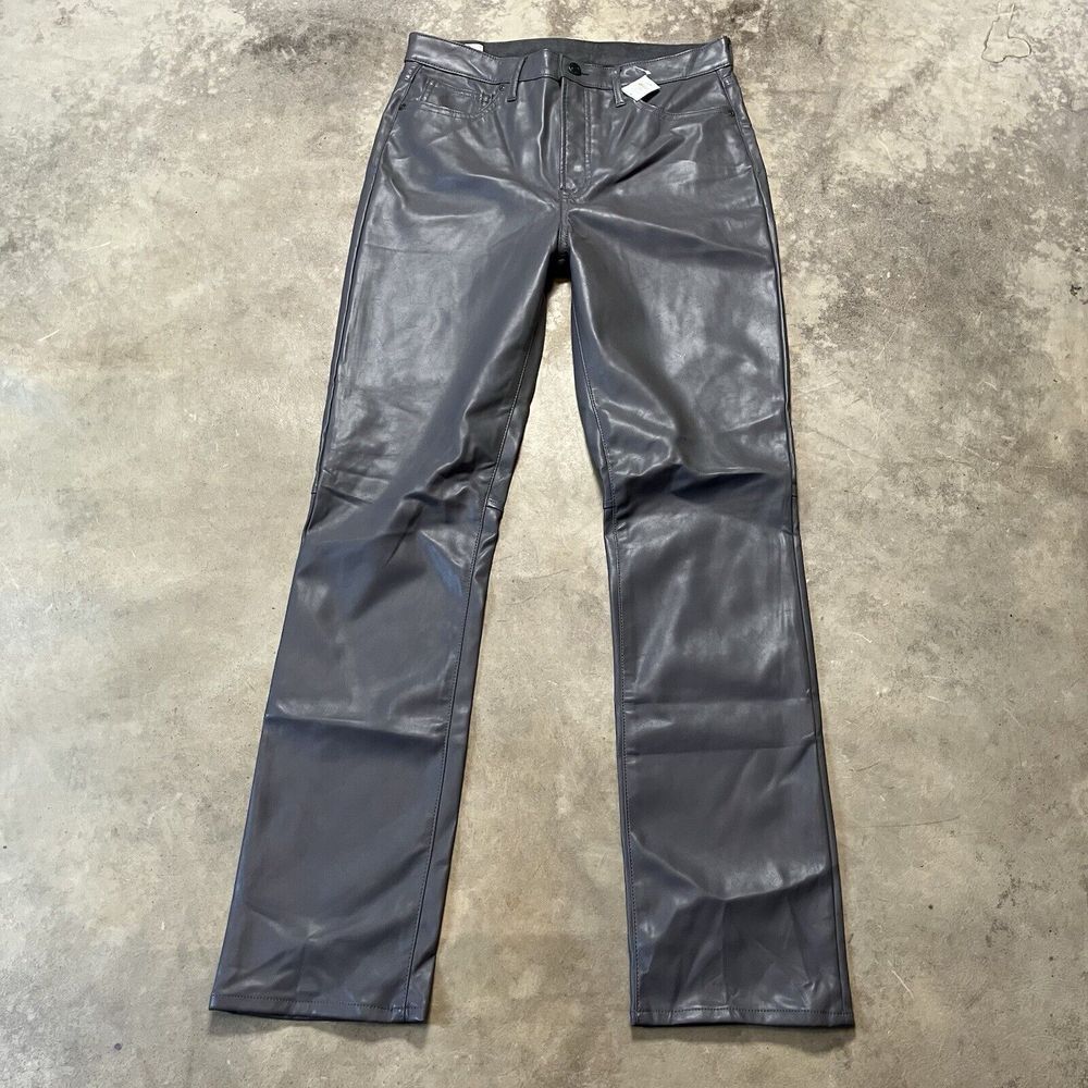 Gap Pants Womens 30/10 Tall Gray Vintage Slim High‎ Rise New Shadow